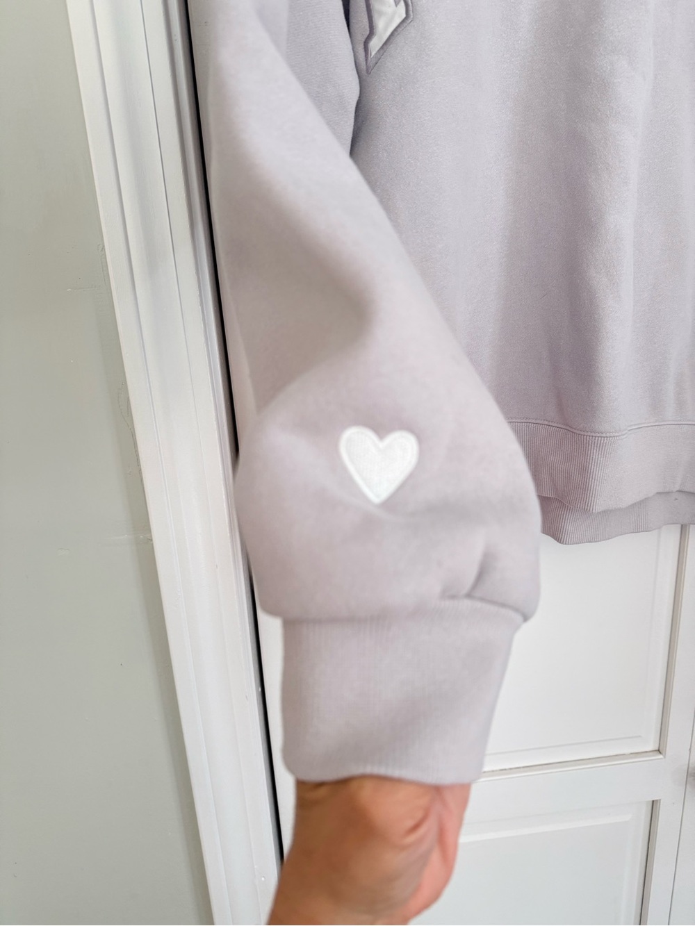 PARKE lavender varsity mock neck Valentine’s Day limited drop! - Picture 2 of 5